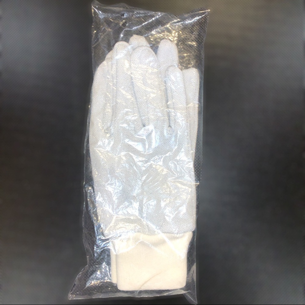 Cinderella gloves white silver sparkly glitter new in package one size costume